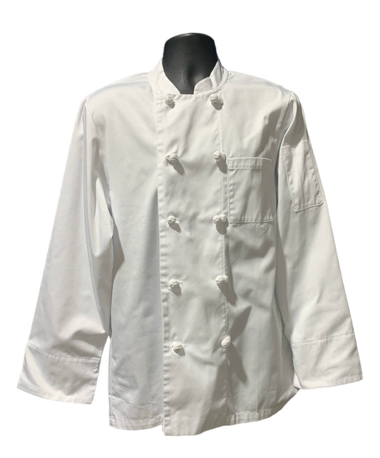 Chef Jacket - White with Knot buttons